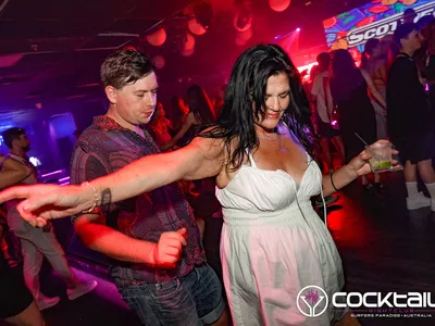 A professional photo of guests enjoying themselves at Cocktails Nightclub from our gallery.