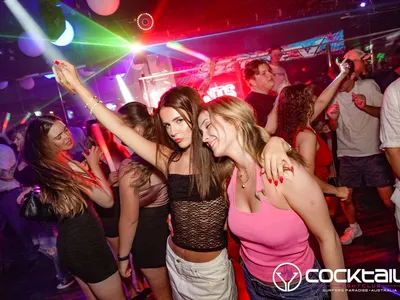 A professional photo of guests enjoying themselves at Cocktails Nightclub from our gallery.