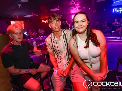 A professional photo of guests enjoying themselves at Cocktails Nightclub from our gallery.