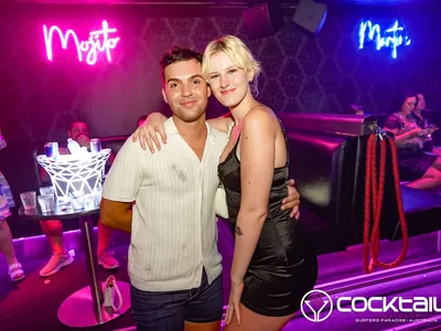 A professional photo of guests enjoying themselves at Cocktails Nightclub from our gallery.