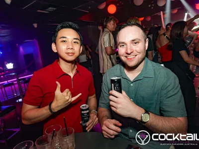 A professional photo of guests enjoying themselves at Cocktails Nightclub from our gallery.