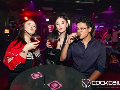 A professional photo of guests enjoying themselves at Cocktails Nightclub from our gallery.