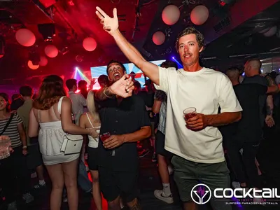 A professional photo of guests enjoying themselves at Cocktails Nightclub from our gallery.