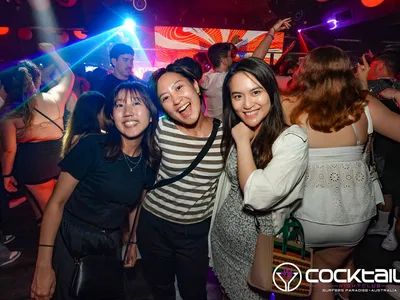 A professional photo of guests enjoying themselves at Cocktails Nightclub from our gallery.