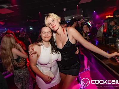 A professional photo of guests enjoying themselves at Cocktails Nightclub from our gallery.