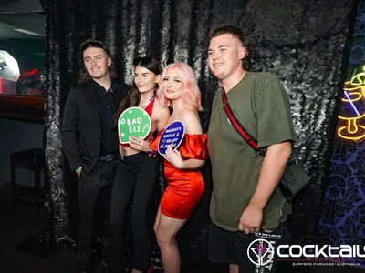 A professional photo of guests enjoying themselves at Cocktails Nightclub from our gallery.