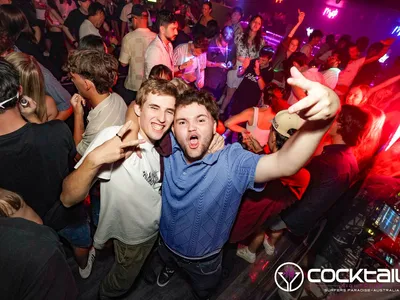 A professional photo of guests enjoying themselves at Cocktails Nightclub from our gallery.