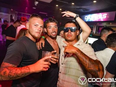 A professional photo of guests enjoying themselves at Cocktails Nightclub from our gallery.