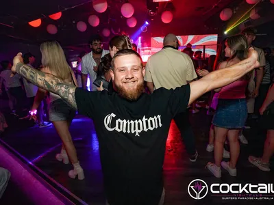 A professional photo of guests enjoying themselves at Cocktails Nightclub from our gallery.