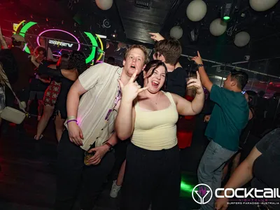 A professional photo of guests enjoying themselves at Cocktails Nightclub from our gallery.