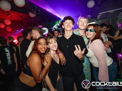 A professional photo of guests enjoying themselves at Cocktails Nightclub from our gallery.