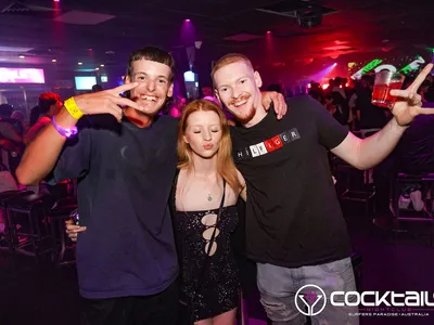 A professional photo of guests enjoying themselves at Cocktails Nightclub from our gallery.