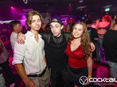 A professional photo of guests enjoying themselves at Cocktails Nightclub from our gallery.