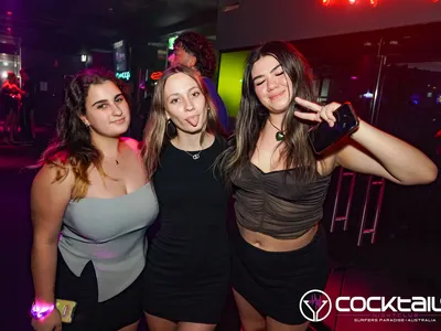 A professional photo of guests enjoying themselves at Cocktails Nightclub from our gallery.