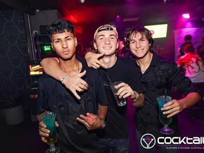 A professional photo of guests enjoying themselves at Cocktails Nightclub from our gallery.