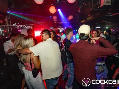 A professional photo of guests enjoying themselves at Cocktails Nightclub from our gallery.