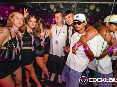 A professional photo of guests enjoying themselves at Cocktails Nightclub from our gallery.