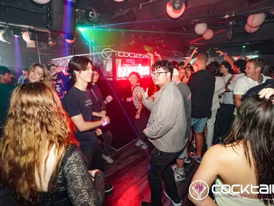 A professional photo of guests enjoying themselves at Cocktails Nightclub from our gallery.