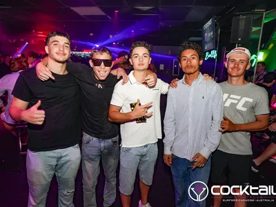 A professional photo of guests enjoying themselves at Cocktails Nightclub from our gallery.