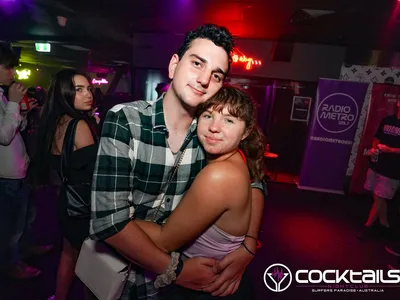 A professional photo of guests enjoying themselves at Cocktails Nightclub from our gallery.