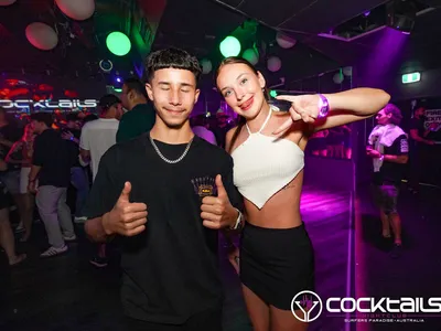 A professional photo of guests enjoying themselves at Cocktails Nightclub from our gallery.