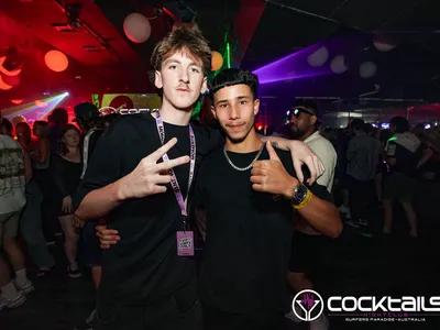 A professional photo of guests enjoying themselves at Cocktails Nightclub from our gallery.