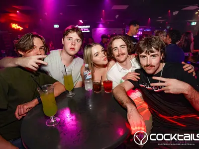 A professional photo of guests enjoying themselves at Cocktails Nightclub from our gallery.