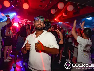 A professional photo of guests enjoying themselves at Cocktails Nightclub from our gallery.