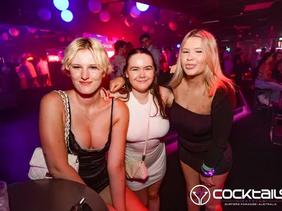 A professional photo of guests enjoying themselves at Cocktails Nightclub from our gallery.