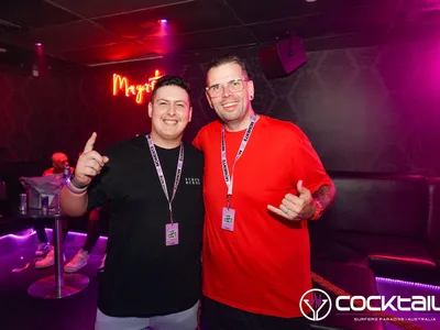 A professional photo of guests enjoying themselves at Cocktails Nightclub from our gallery.