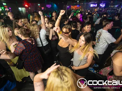 A professional photo of guests enjoying themselves at Cocktails Nightclub from our gallery.