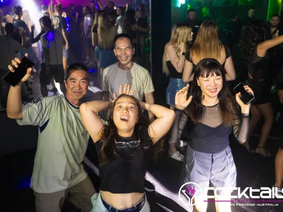 A professional photo of guests enjoying themselves at Cocktails Nightclub from our gallery.