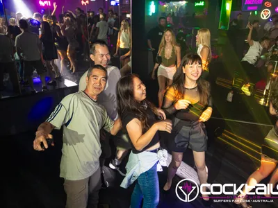 A professional photo of guests enjoying themselves at Cocktails Nightclub from our gallery.