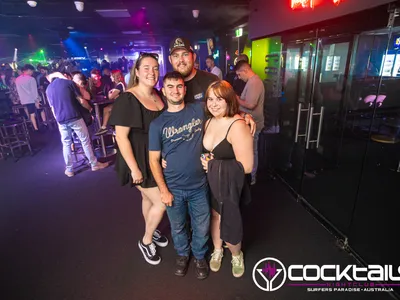 A professional photo of guests enjoying themselves at Cocktails Nightclub from our gallery.