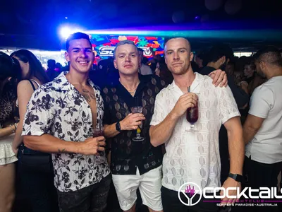 A professional photo of guests enjoying themselves at Cocktails Nightclub from our gallery.