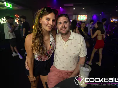 A professional photo of guests enjoying themselves at Cocktails Nightclub from our gallery.