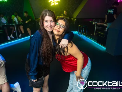 A professional photo of guests enjoying themselves at Cocktails Nightclub from our gallery.