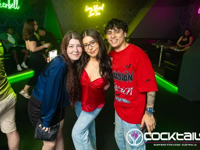 A professional photo of guests enjoying themselves at Cocktails Nightclub from our gallery.