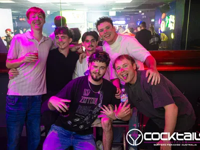 A professional photo of guests enjoying themselves at Cocktails Nightclub from our gallery.