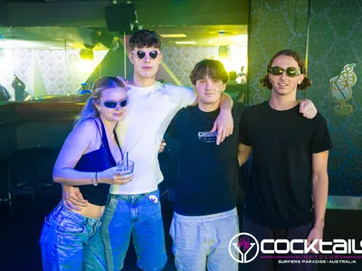 A professional photo of guests enjoying themselves at Cocktails Nightclub from our gallery.