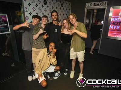 A professional photo of guests enjoying themselves at Cocktails Nightclub from our gallery.