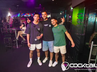 A professional photo of guests enjoying themselves at Cocktails Nightclub from our gallery.