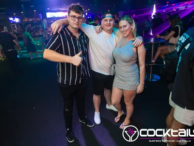 A professional photo of guests enjoying themselves at Cocktails Nightclub from our gallery.