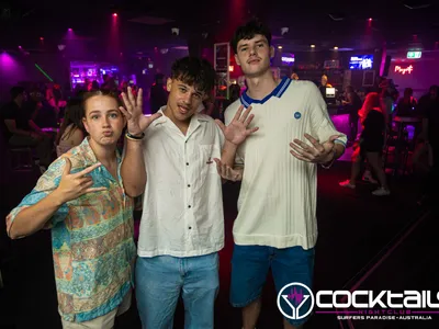 A professional photo of guests enjoying themselves at Cocktails Nightclub from our gallery.