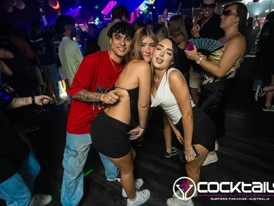 A professional photo of guests enjoying themselves at Cocktails Nightclub from our gallery.