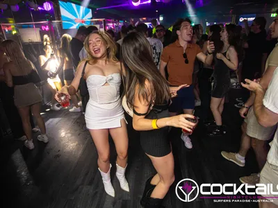 A professional photo of guests enjoying themselves at Cocktails Nightclub from our gallery.