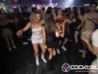 A professional photo of guests enjoying themselves at Cocktails Nightclub from our gallery.