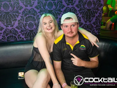 A professional photo of guests enjoying themselves at Cocktails Nightclub from our gallery.