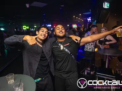 A professional photo of guests enjoying themselves at Cocktails Nightclub from our gallery.