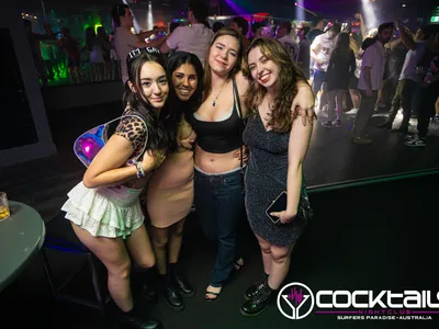 A professional photo of guests enjoying themselves at Cocktails Nightclub from our gallery.